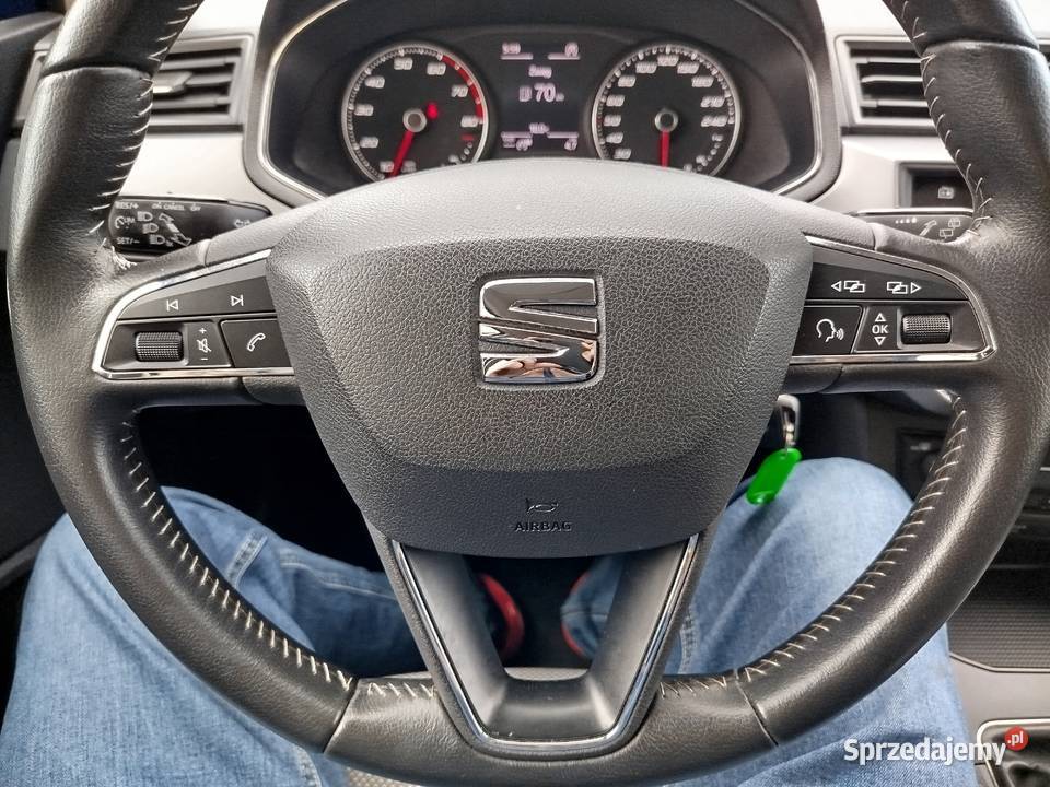 Seat Ibiza benzyna MPI 2018 ledy radar klima Brzozów