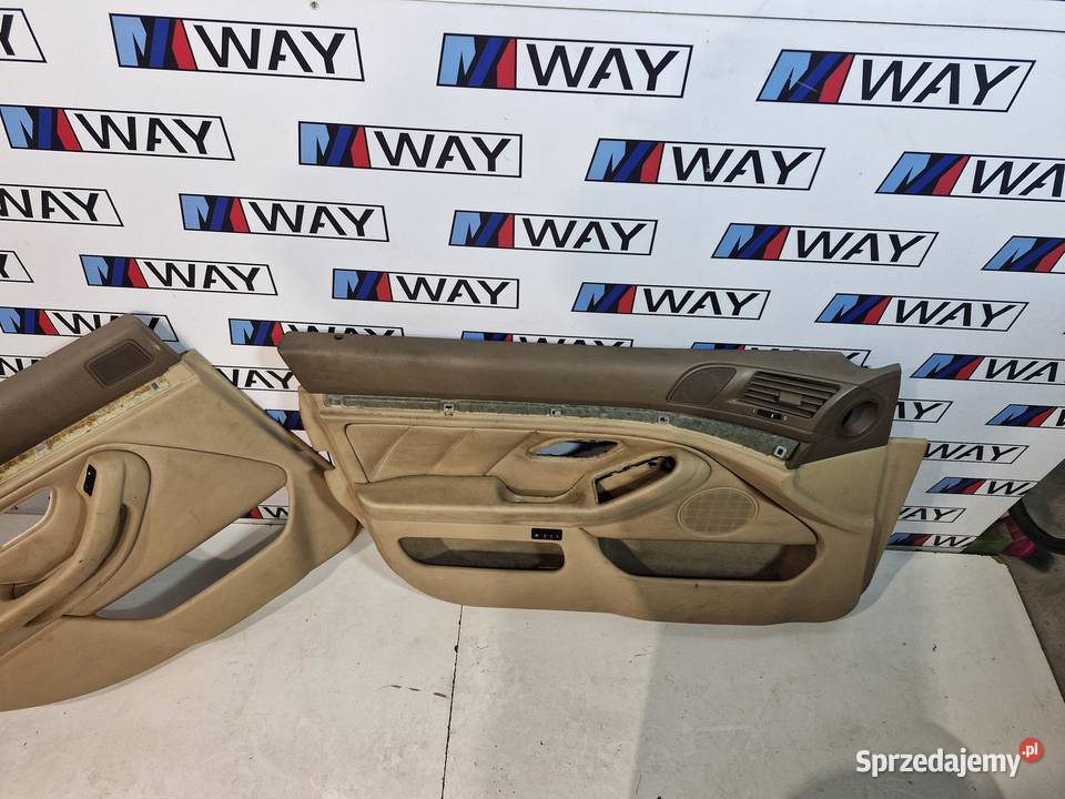 BMW E39 FOTELE SPORTY SKÓRA BEŻOWA ELEKTRYCZNE