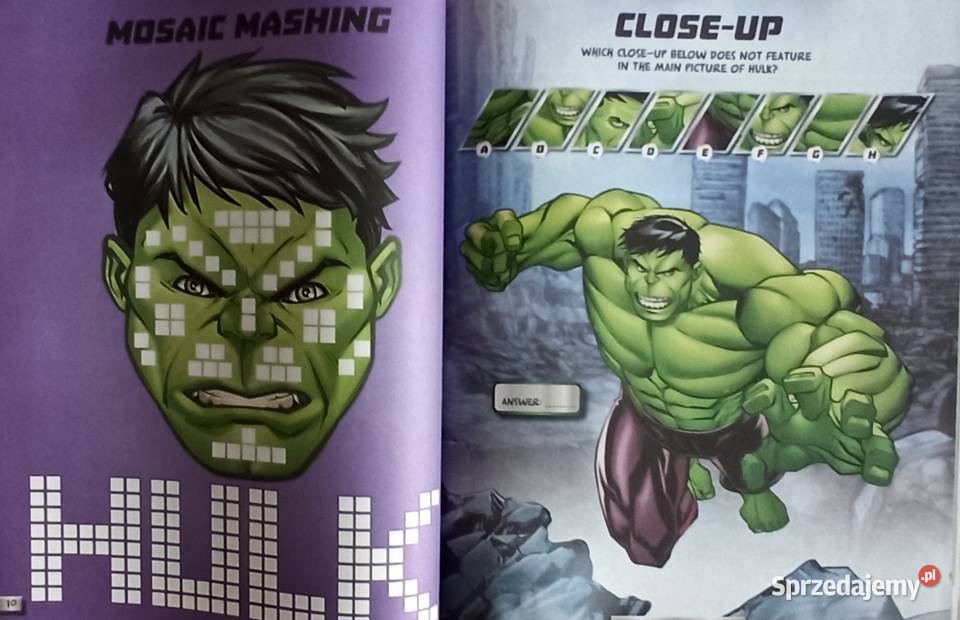 Naklejki Nalepki Hulk Avengers 290 Naklejek Mogilany sprzedam
