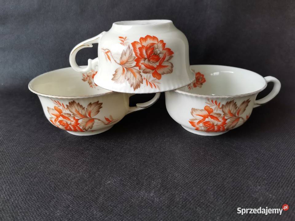 Stara przedwojenna filiżanka porcelana Giesche Katowice