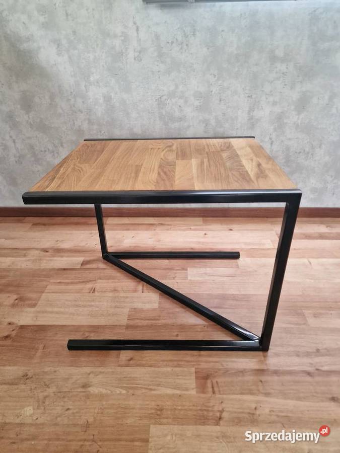 Stolik podreczny loft drewno stal