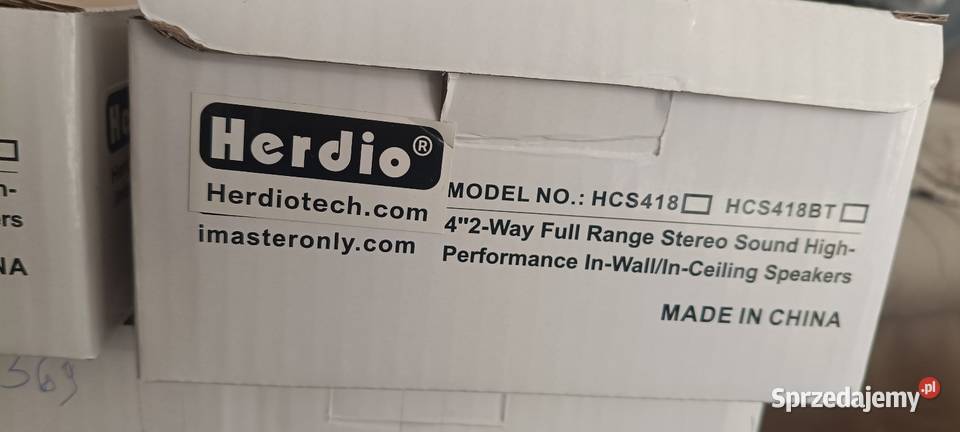 Głośniki podtynkowe sufitowe Herdio 8 Drezdenko