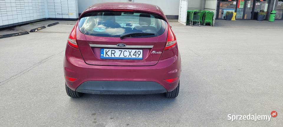 Ford Fiesta MK7 14 polski salon 62 bordowy Kraków