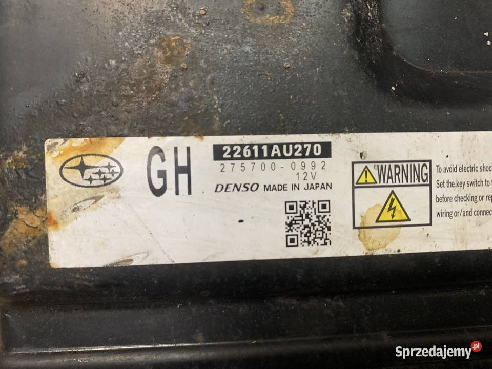 22611AU270 komputer sterownik silnika 20d Subaru osobowe zachodniopomorskie sprzedam