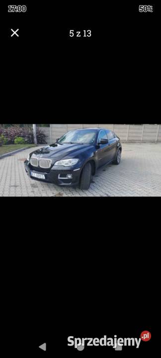 Bmw x6 2013 diesel czarna perła Rok produkcji 2013 Wolbrom