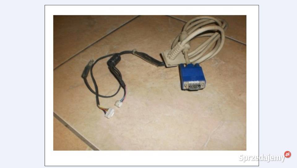 kabel vga z monitora kineskopowego