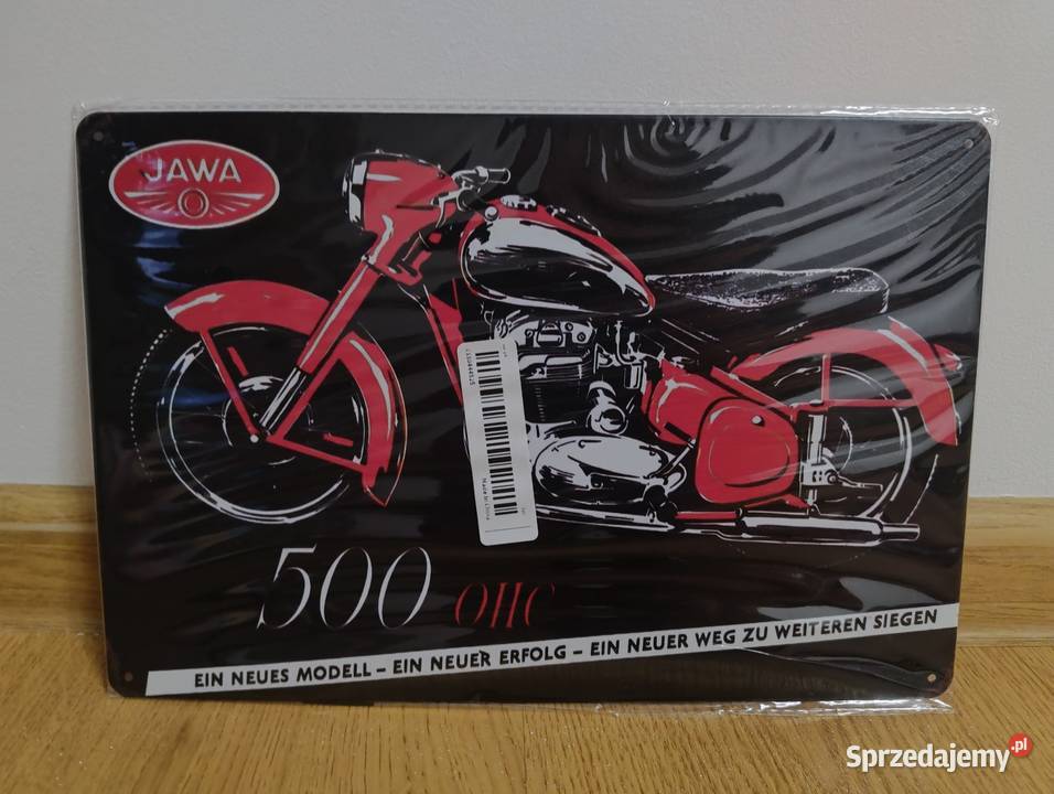 Jawa MZ logo tablica ozdobna metalowa Adamówka sprzedam
