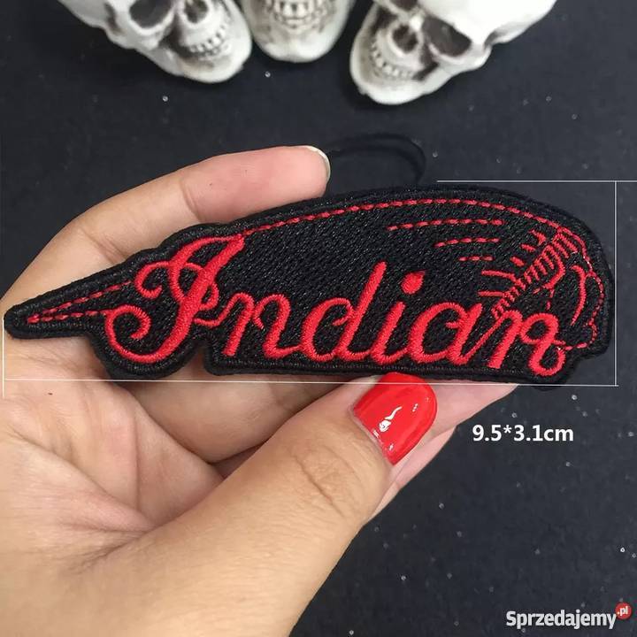 Indian motocykle haftowane naszywki wysokiej Starachowice