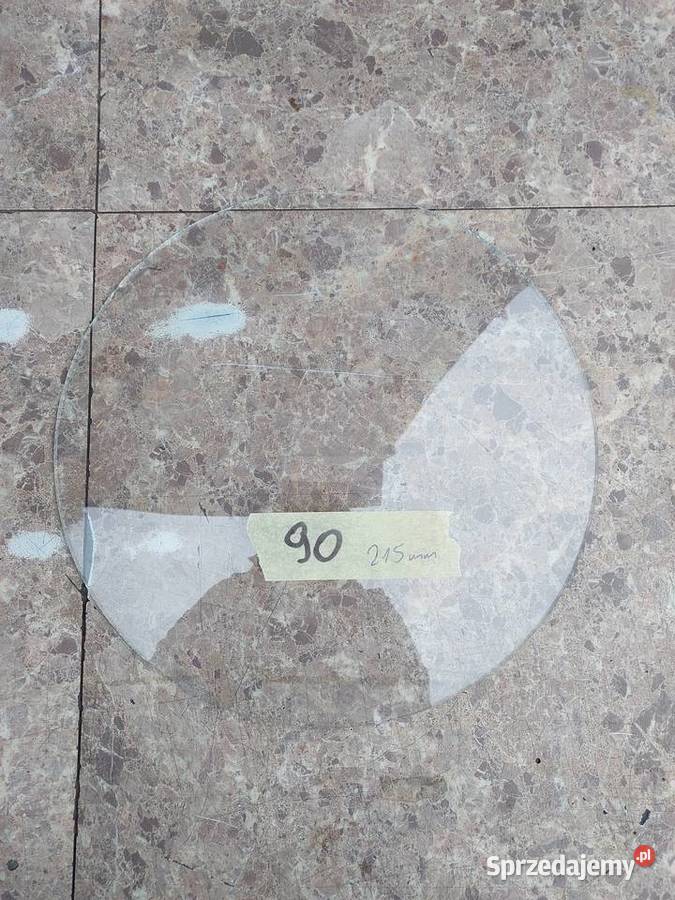 90 Szkło szyba wypukła starego zegara 215mm Tczew