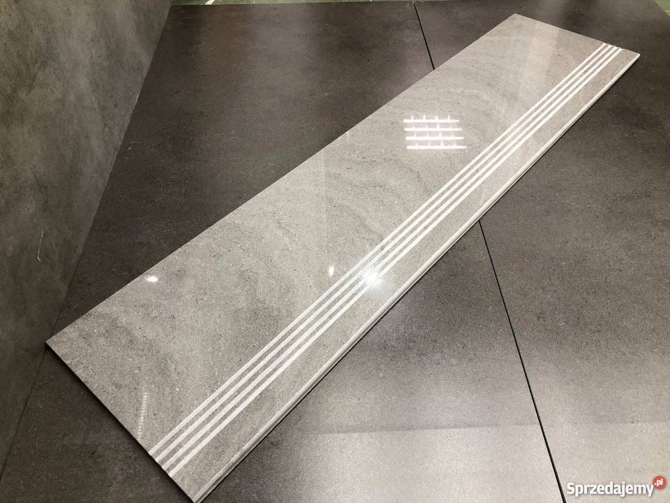 MARMUROWE schody szare płytki POLEROWANE 120X30 Podłogi i schody sprzedam