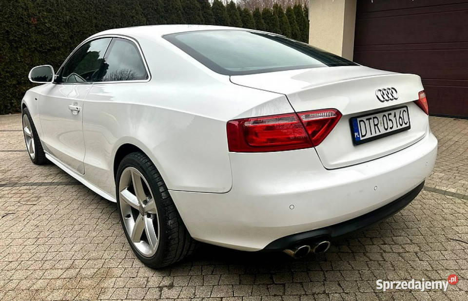 Audi A5 Coupe Audi A5 20TFSI 180 Biała Ładna światła przeciwmgielne dolnośląskie Wrocław sprzedam