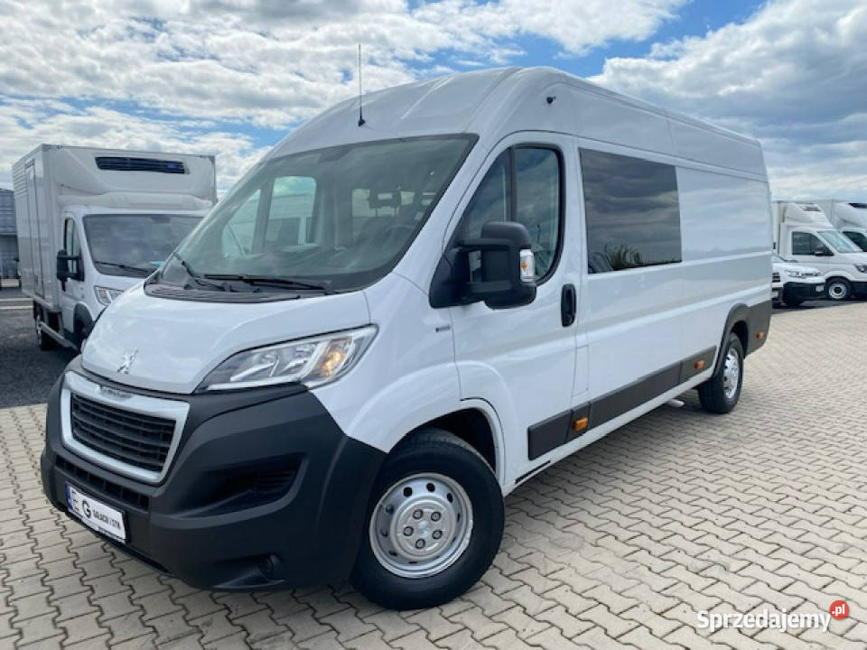Peugeot Boxer SALON DOKA 7 OSÓB 163 L4H2 MAXI welurowa tapicerka Leszno
