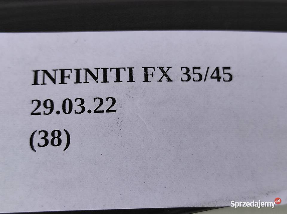 OSŁONA ZAŚLEPKA TYŁ LEWA INFINITI FX35 FX45
