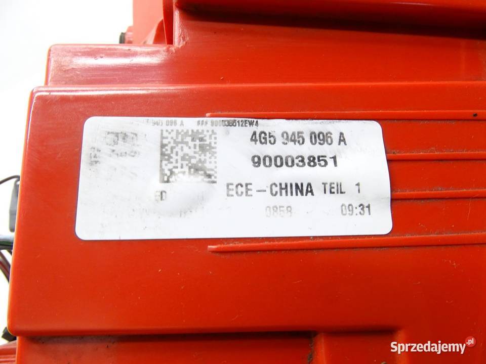 LAMPA PRAWY TYŁ PRAWA TYLNA 4G5945096A AUDI A6