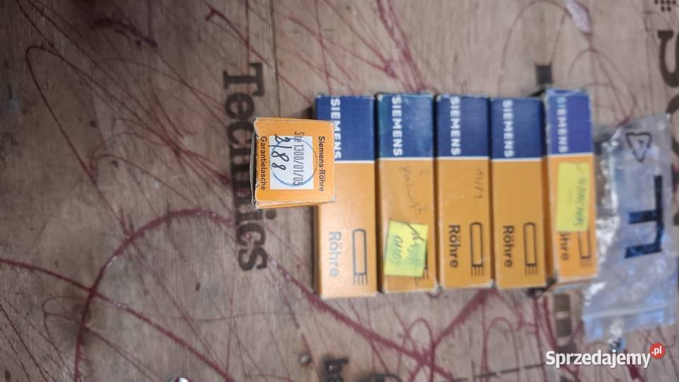 Zestaw 7 Siemens STe1300 0105 lampy elektronowe Namysłów