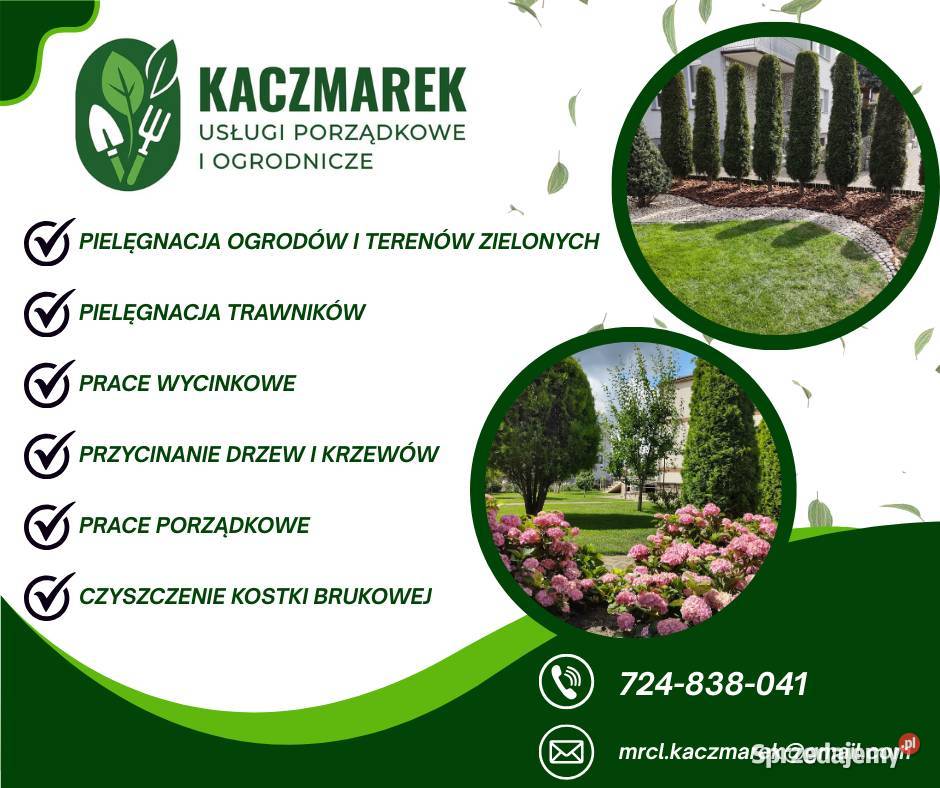 Kaczmarek Usługi Porządkowe i Ogrodnicze wielkopolskie Leszno