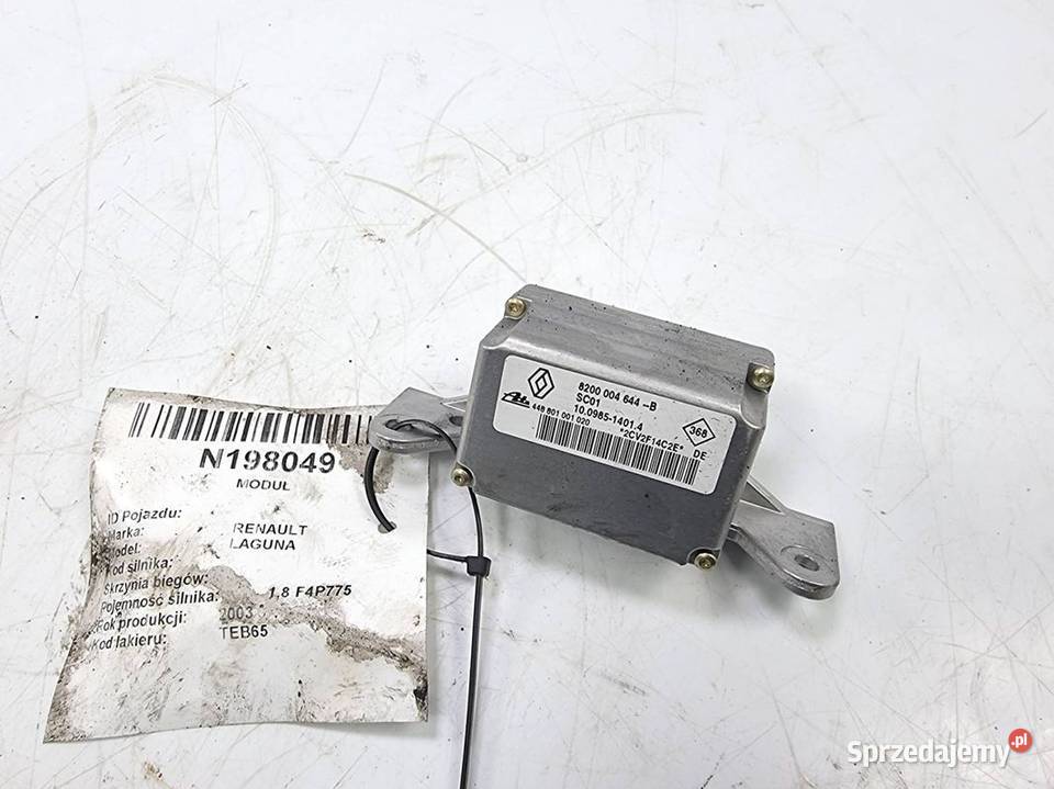 MODUŁ RENAULT LAGUNA II 8200004644 osobowe Lipno sprzedam