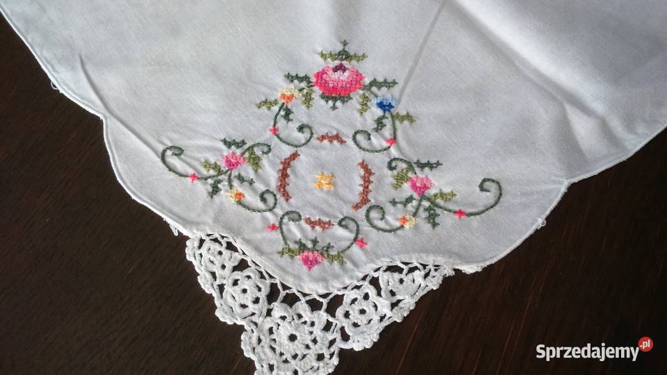 obrus obrusik haft koronka serwetka serweta Obrusy i serwety Gdańsk