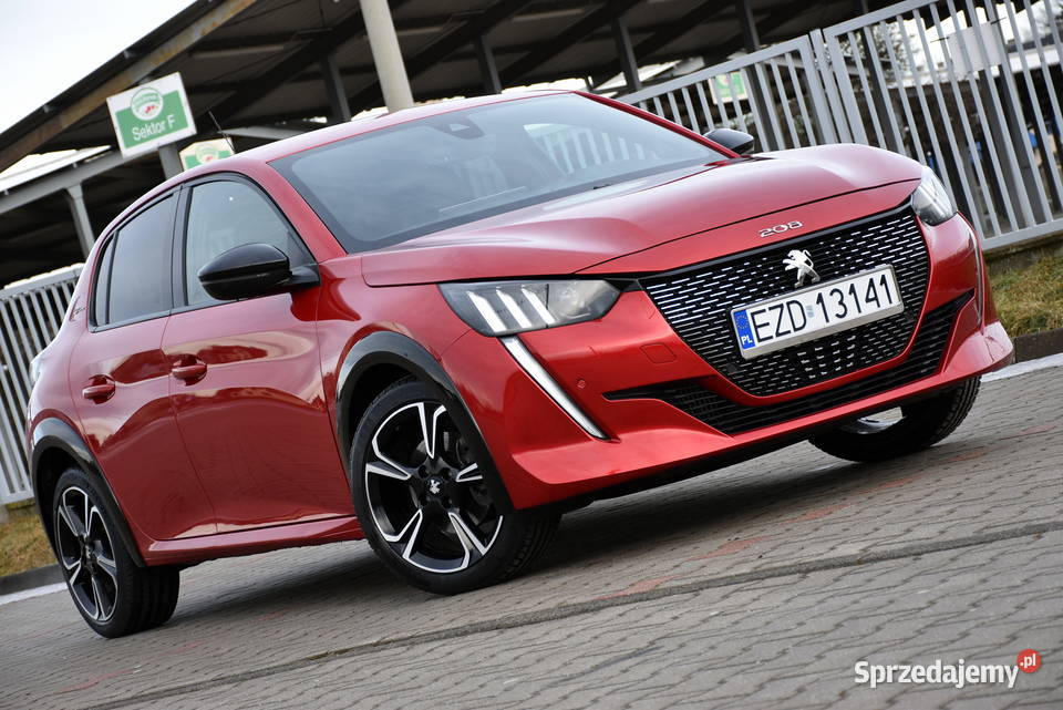 Peugeot 208 II GT TURBO Perła Rouge Elixir bordowy łódzkie Zduńska Wola
