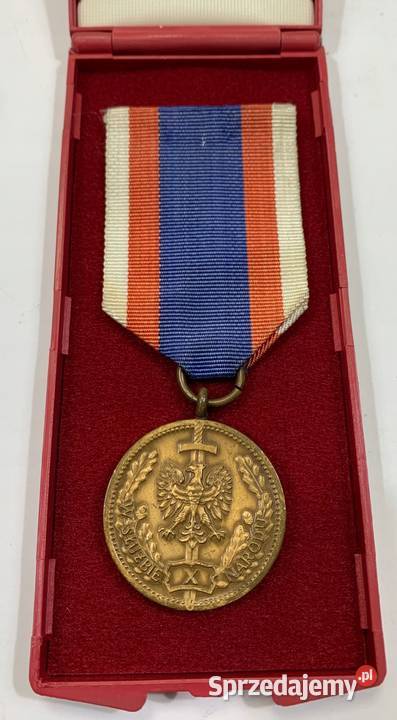 brązowy medal W służbie narodu legitymacja n10 Warszawa
