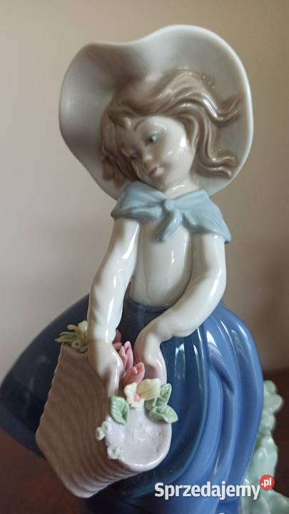 Figurka dziewczynka z koszykiem Lladro