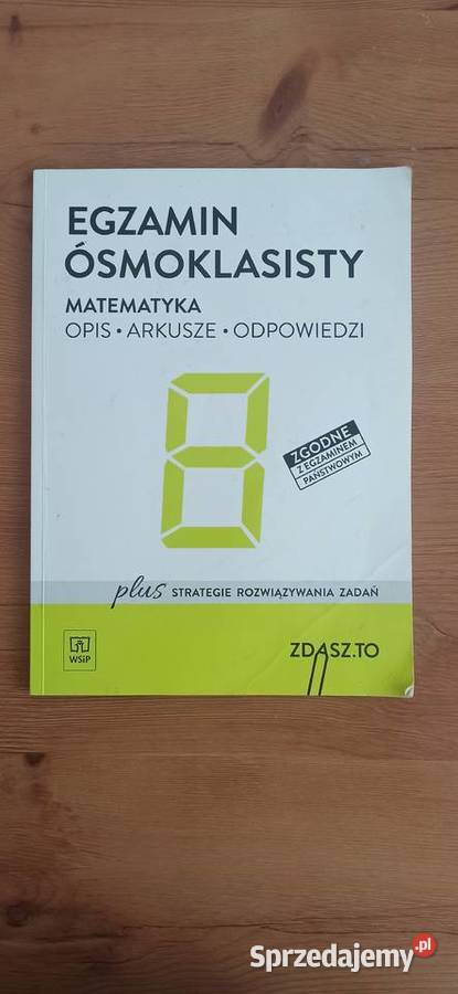 Egzamin Ósmoklasisty Matematyka Opis Arkusze skrypt, zeszyt ćwiczeń, zbiór zadań, testów świętokrzyskie Brzechów