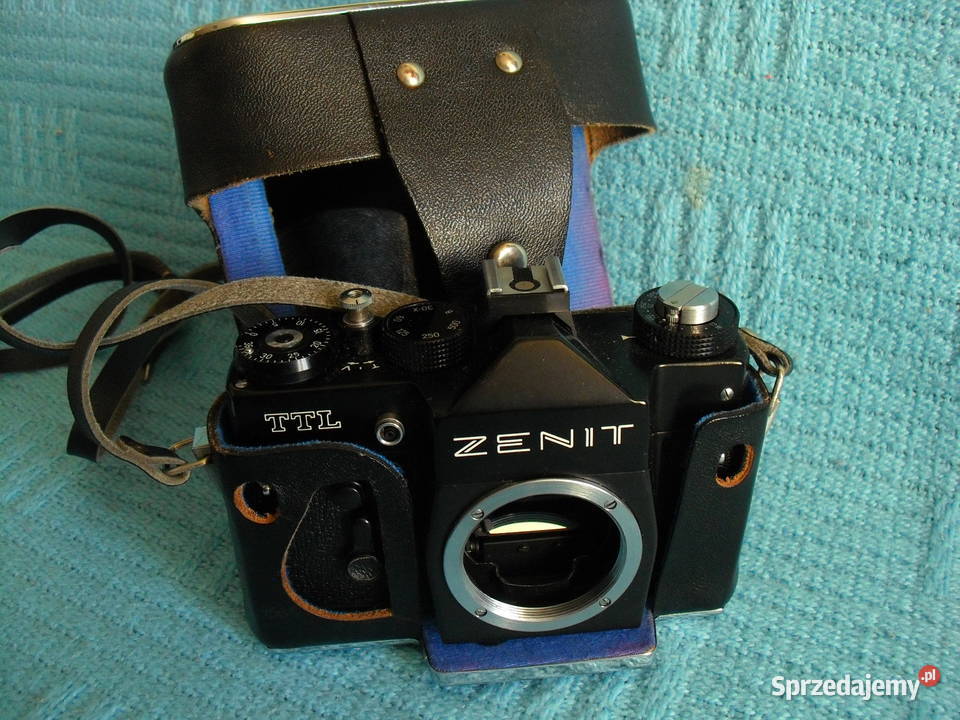 ZENIT z fleszem i torbą zestaw Bielawa