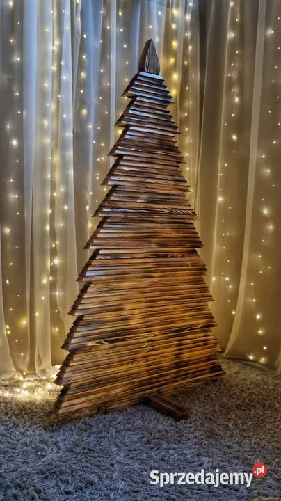 Choinka drewniana ekologiczna naturalne drzewko Kalety