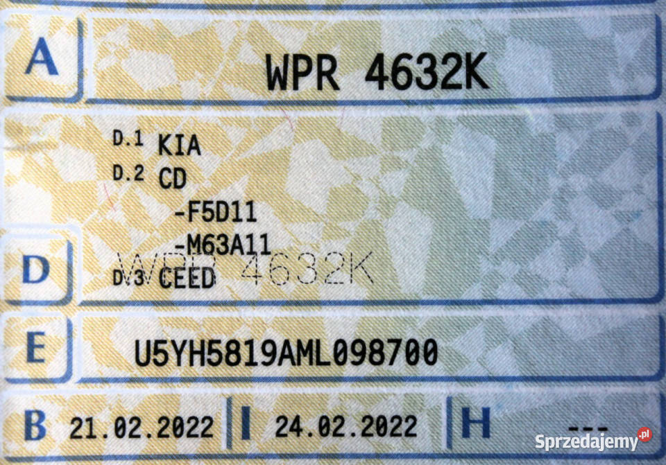Kia Ceed SalonPL FV23 16CRDi 136 Rej2022 Kia Sokołów