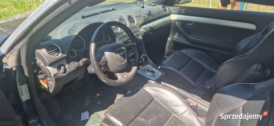 Uszkodzony Audi S4 Cabrio B7 42 Quattro Łódź