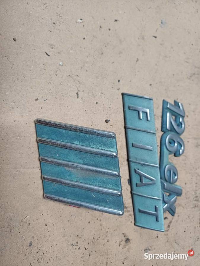 Emblematy Komplet Fiat 126p Wysyłka Emblematy Łowicz