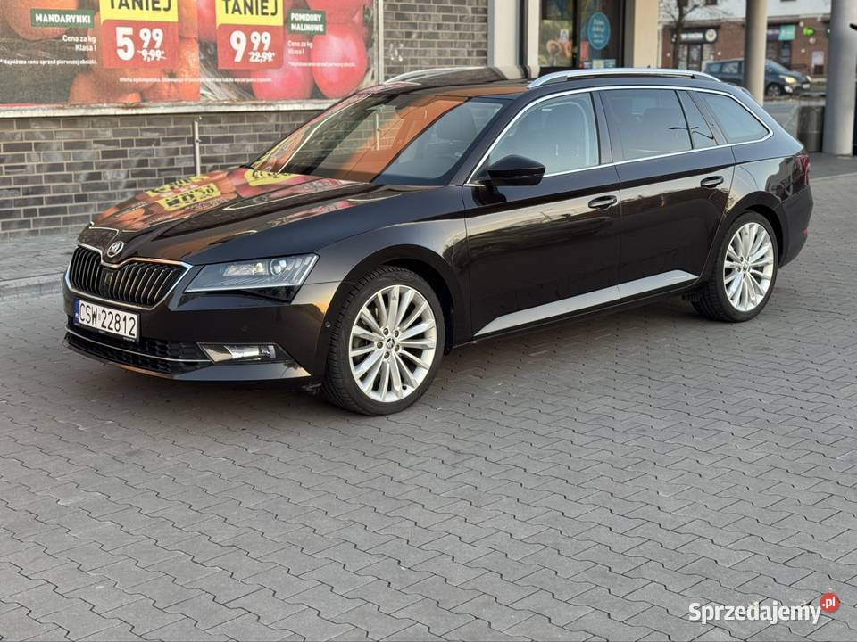 Skoda Superb DSG ALU 19 Tempomat Skóra Panorama aluminiowe felgi Toruń