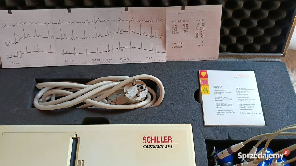 EKG Elektrokardiograf Schiller Cardiovit AT1 Żory