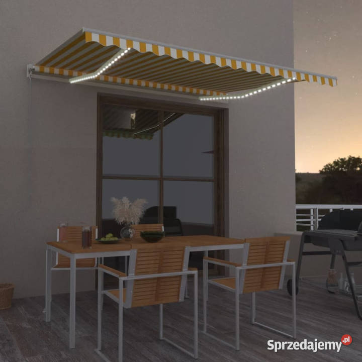 Ręcznie zwijana markiza z LED 400 x 300 Warszawa sprzedam