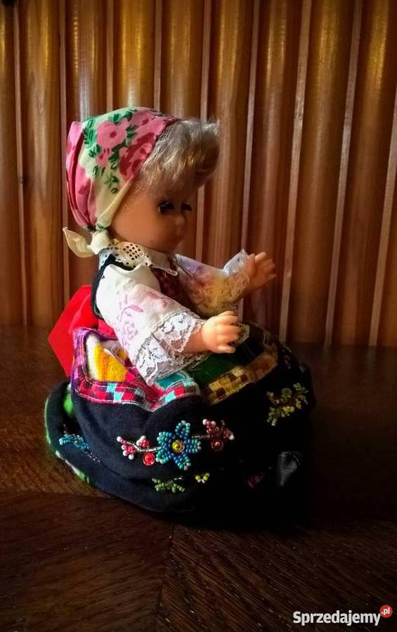 Lalka ludowa łowicki strój regionalny Hand Made Kluczbork sprzedam
