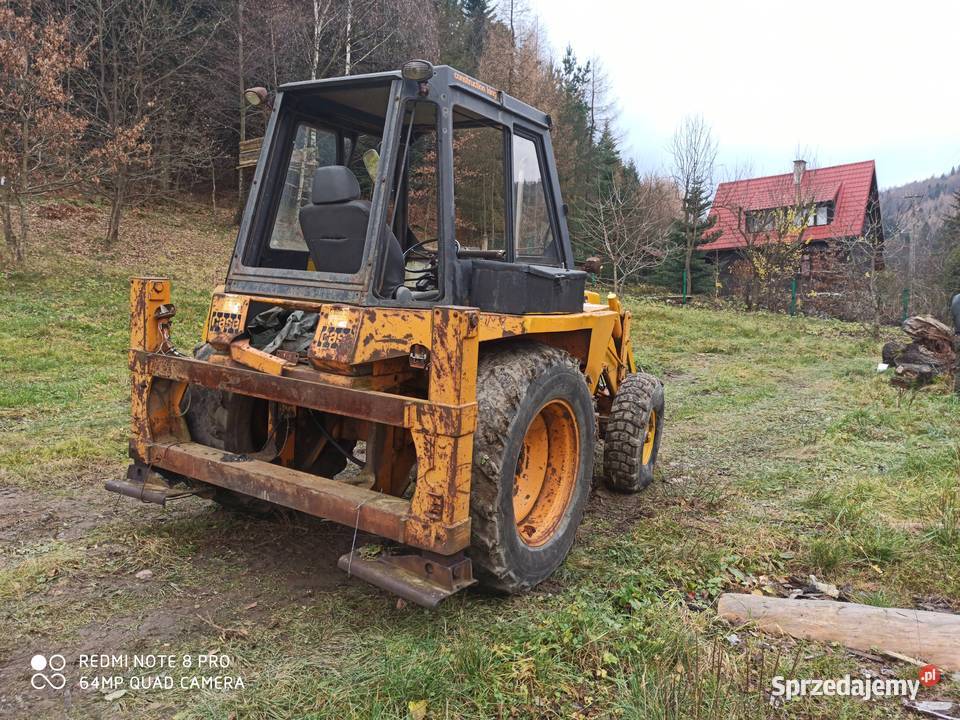 Case 580F ładowarka widły zamiana nie Twardorzeczka