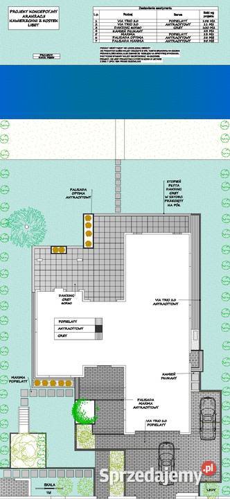 Projekt kostki brukowej Usługi
