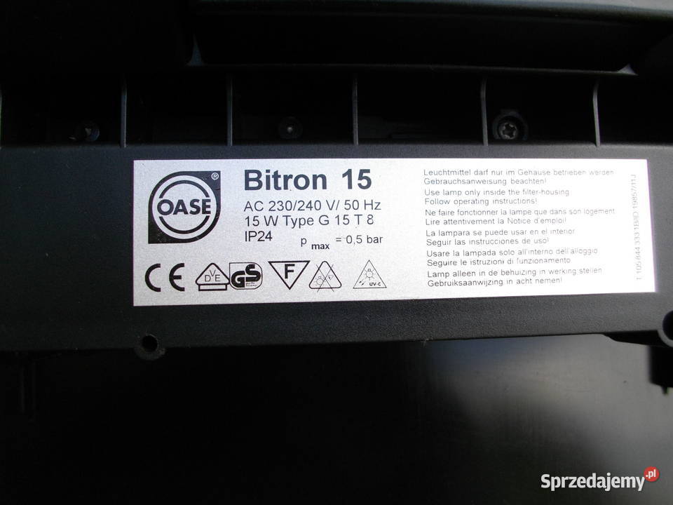 Oase filtr przepływowyz lampą UV do oczka Zielonki