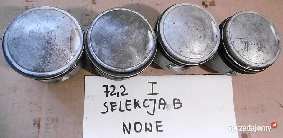 Tłoki silnika 116C selekcja B 722 Fiat 125 P Silniki i osprzęt Ostrów Wielkopolski sprzedam