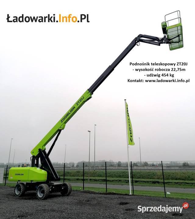 PODNOŚNIK TELESKOPOWY ZOOMLION ZT20Jdiesel 2275m Maszyny budowlane