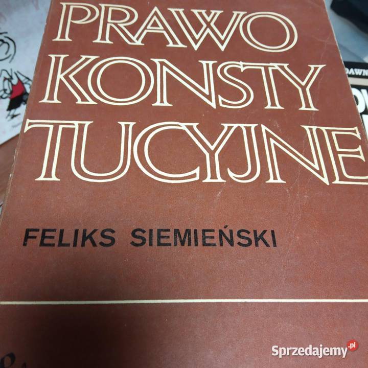 Prawo konstytucyjne Siewierski antykwariat Warszawa