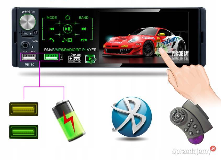 Radio dotyk bez kamery cofania Szczecin