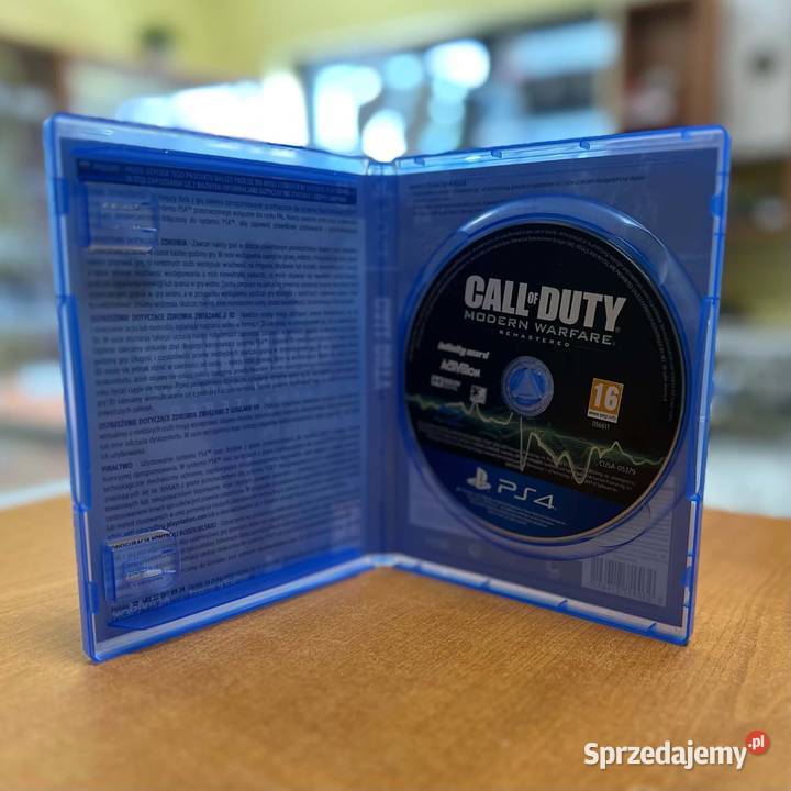 Gra na 4 Call of duty Modern Warfare Remastered Kultura i Rozrywka Elbląg sprzedam