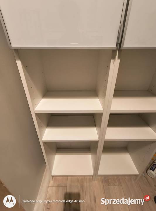 Regał Billy biały Ikea z nadstawką wymiary Plewiska sprzedam