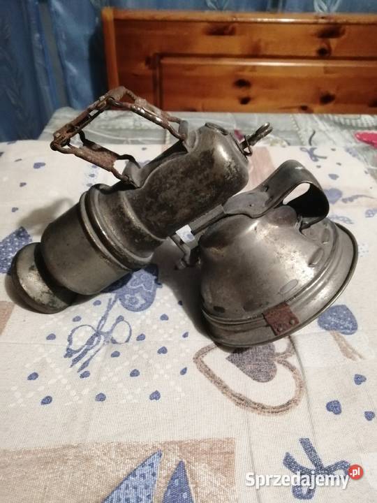 Oryginalna zabytkowa lampa rowerowa karbidowa Antyki Rzeszów sprzedam