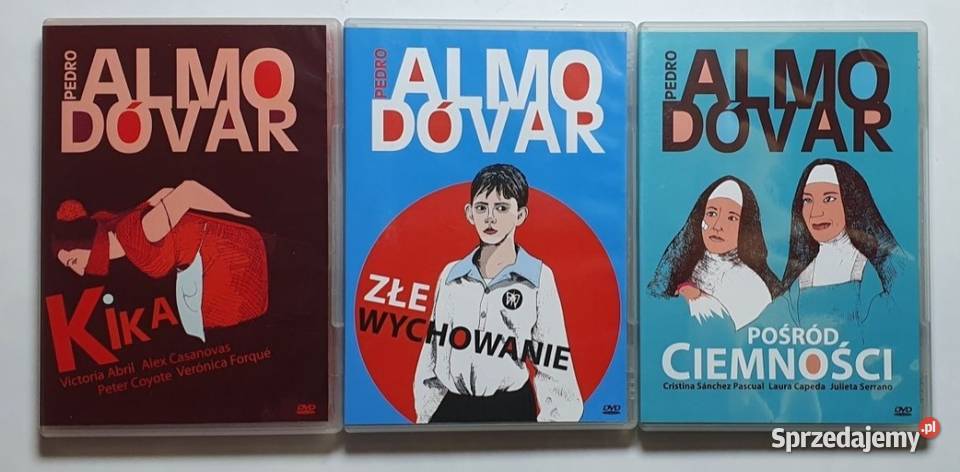 Zestaw DVD P Almodovar Kika Złe wychowanie Skóra mazowieckie Grójec
