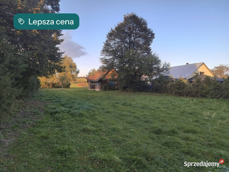 Duża działka z domkiem Kunki gm Susiec