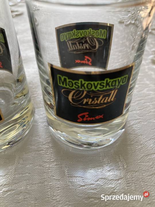 Kieliszki do Wódki Moskovskaya Cristall Simex śląskie Czerwionka-Leszczyny