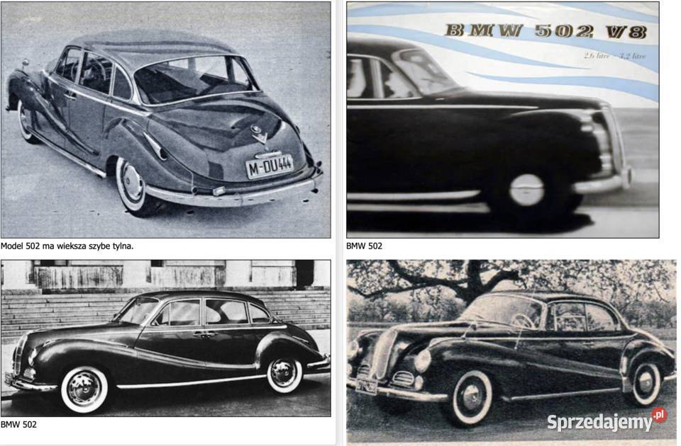 BMW 501502 klapa tył Poznań
