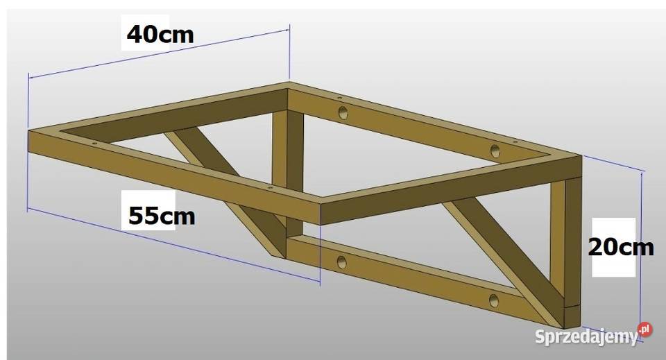 Stelaż pod konsolę blat umywalkę Boho konsola 40cm Jeżowe sprzedam